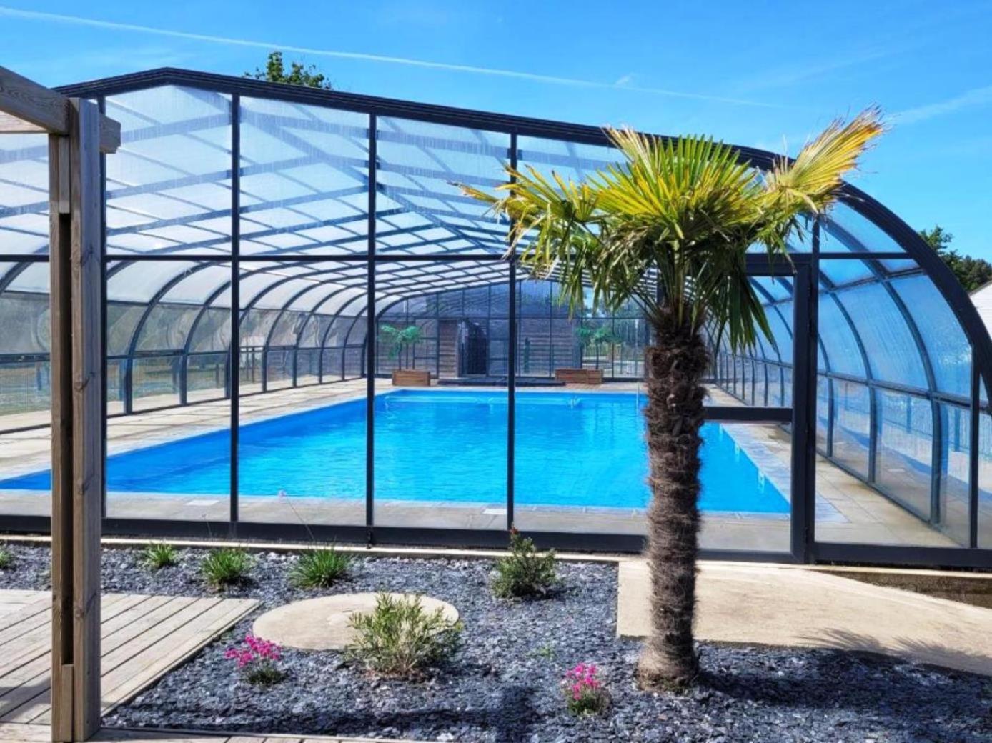 Chalet 3 Chambres Dans Un Domaine Prive Avec Piscine Chauffee Et City Park Marzan Экстерьер фото